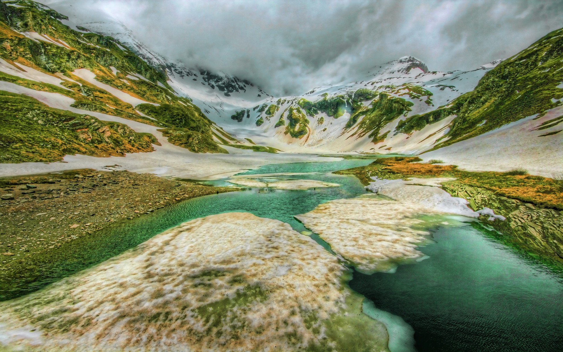 landschaft wasser natur im freien reisen landschaft fluss rock schnee see hintergrund