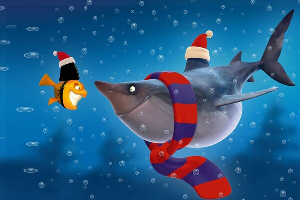 Underwater world, Christmas mood