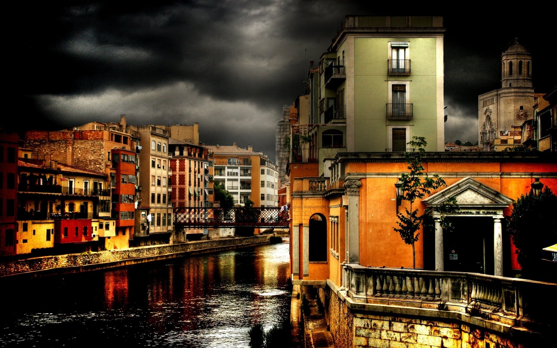 other city city travel architecture street building water canal river urban house bridge town outdoors reflection illuminated dusk evening tourism sunset buildings night