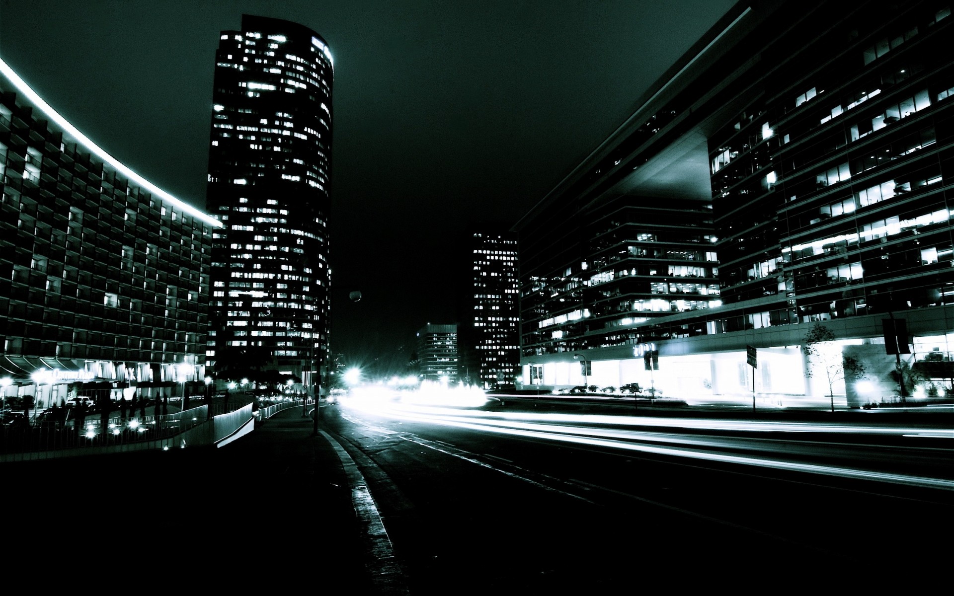 autre ville ville urbain rue centre-ville maison flou lumière rapide architecture système de transport gratte-ciel trafic route monochrome sombre moderne pont perspective voiture tunnel ville fond nuit bâtiments