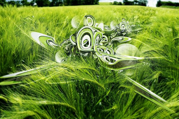 Abstraction of natural flora haymaking