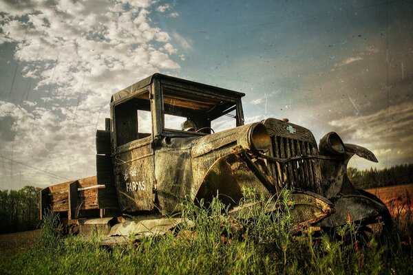 Abandonado roto otra técnica