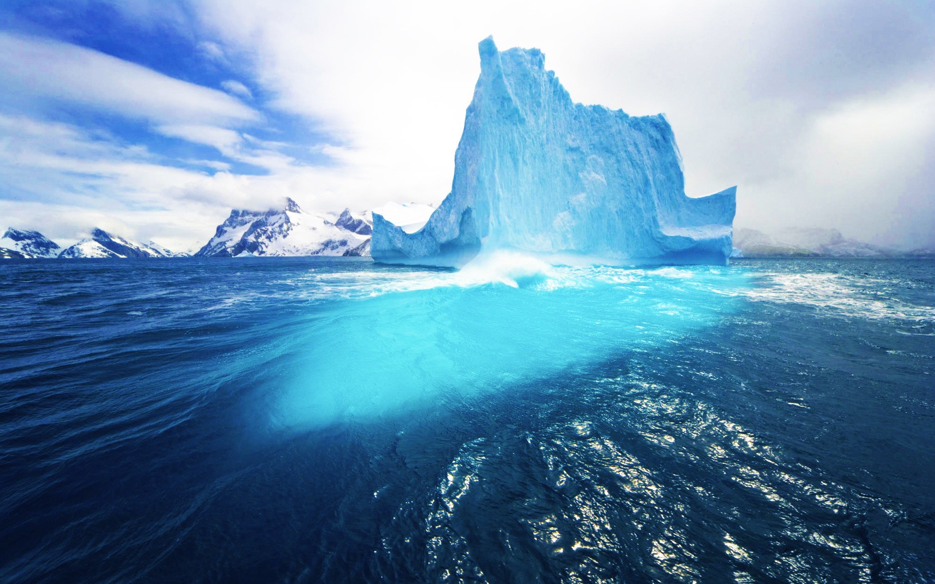 paisaje agua océano mar viajes iceberg hielo nieve naturaleza al aire libre paisaje cielo invierno helada mar fondo