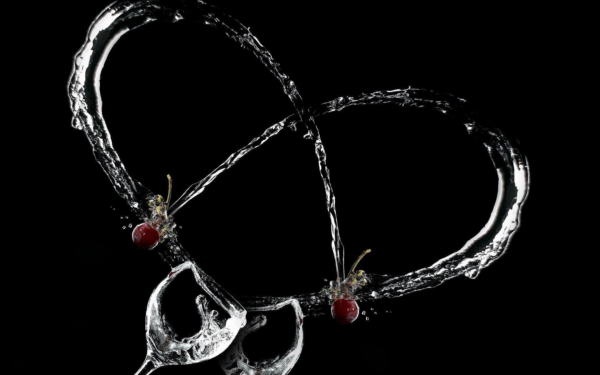 corazones joyería splash gota amor cadenas aislado turquesa brilla