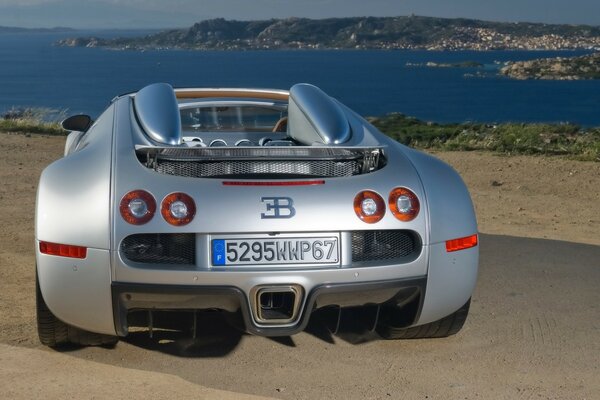 Фото автомобиля Bugatti сзади