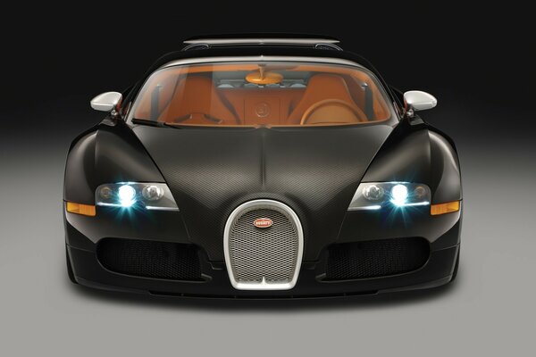 Stylish transport, bugatti car