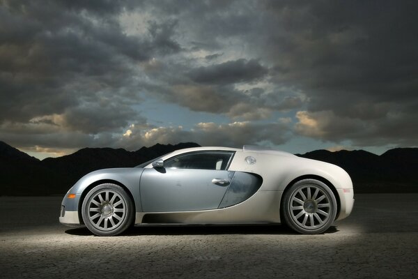 A car with such shapes is a very bold decision for Bugatti