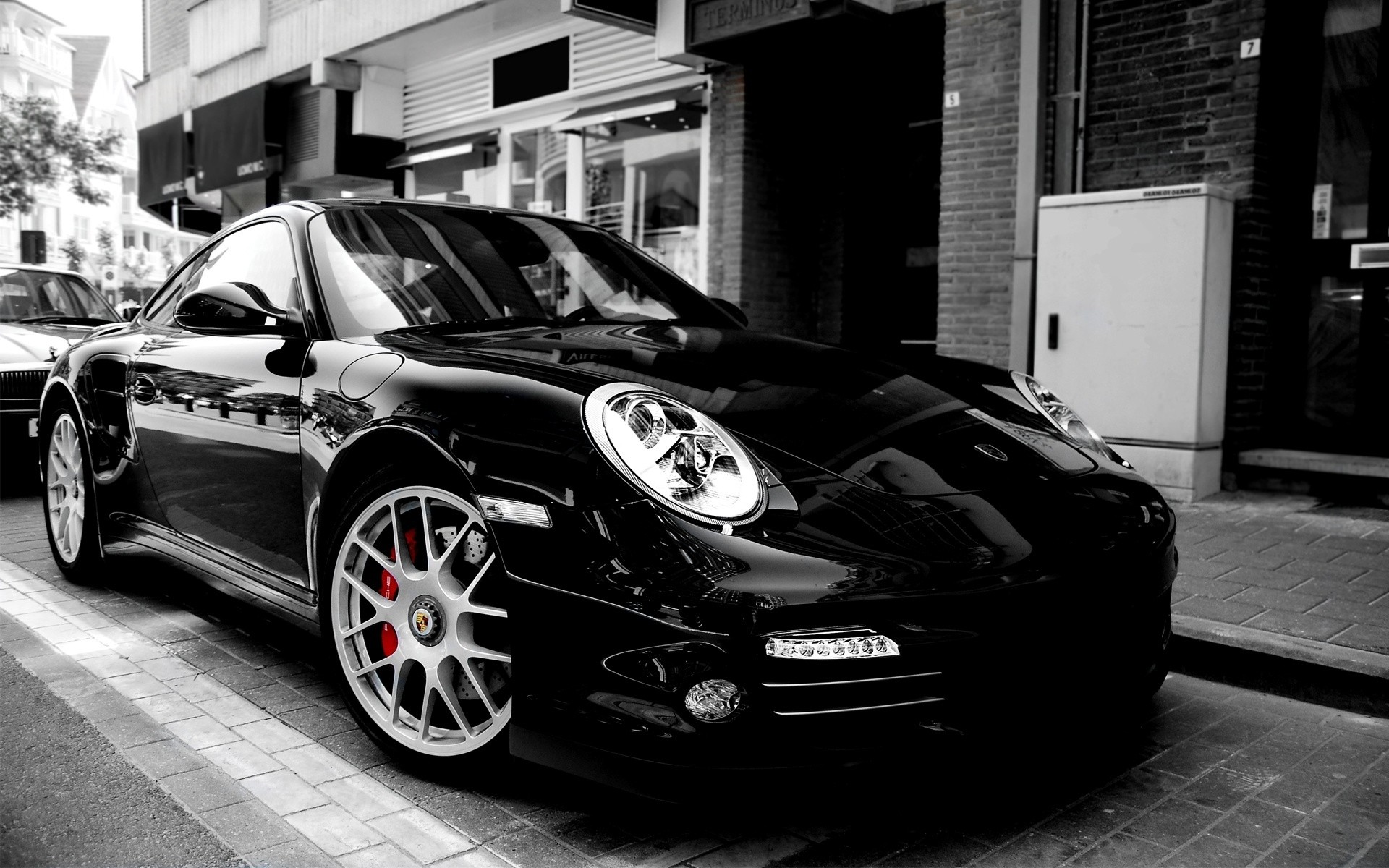 porsche car vehicle automotive wheel monochrome street transportation system classic pavement cars