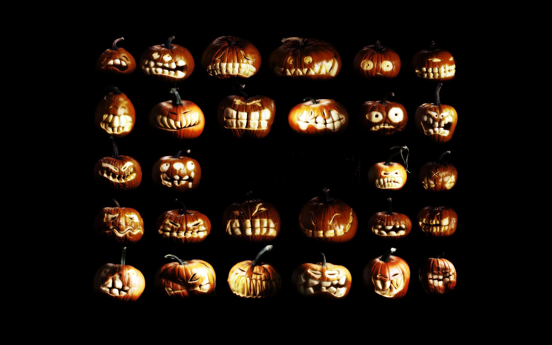 halloween kürbis bösartig symbol laterne set vektor gruselig horror design dunkel bild element beängstigend urlaub urlaub