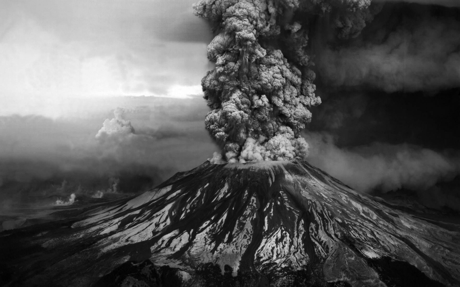 paysage montagnes volcan neige paysage arbre éruption à l extérieur nature voyage eau rock monochrome catastrophe catastrophe