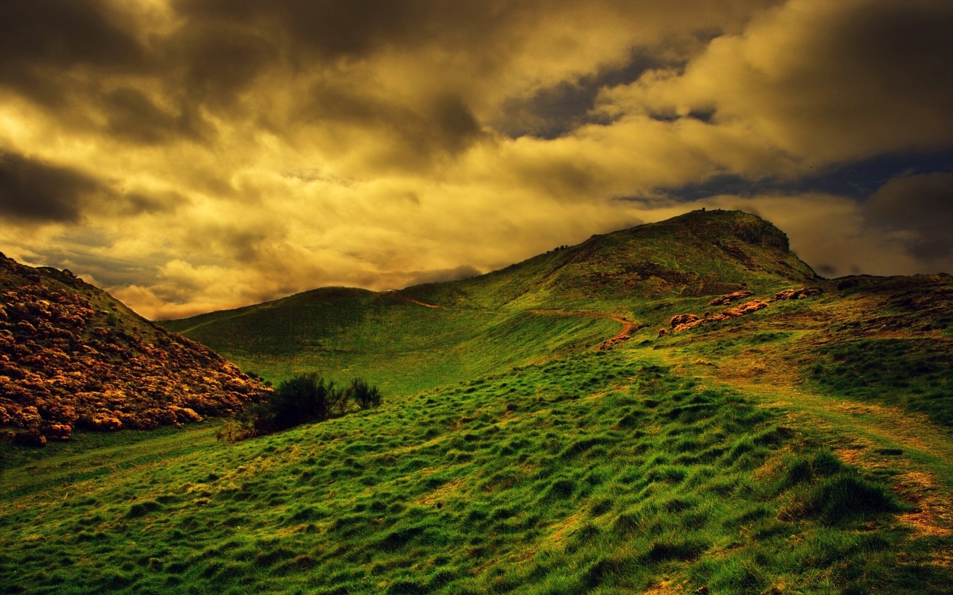 paisaje puesta de sol paisaje naturaleza cielo al aire libre viajes amanecer montañas hierba colina montañas fondo