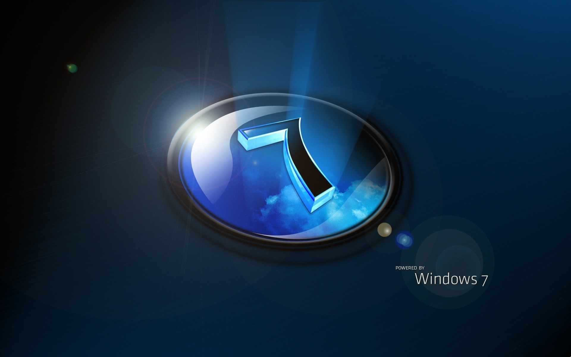 windows technology desktop illustration abstract internet round design futuristic light computer graphic windows 7