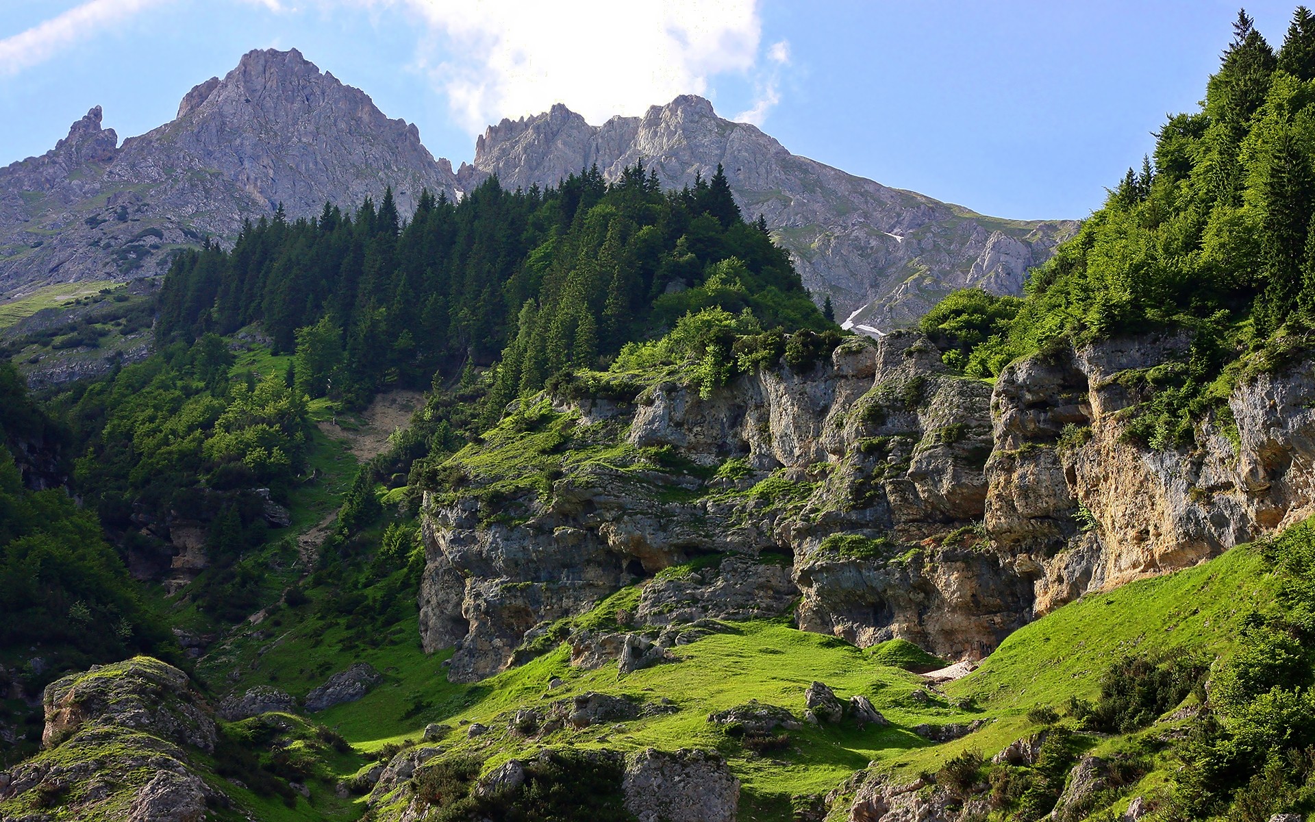 landscapes mountain travel nature landscape outdoors valley rock wood sky scenic water summer hill tree hike rocks trees spring