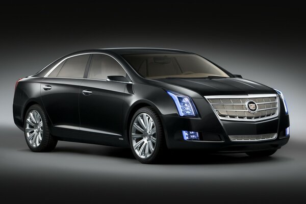 Шамдары қосулы cadillac көлігі