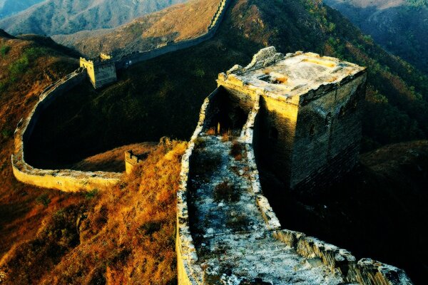 Landschaft der chinesischen Mauer