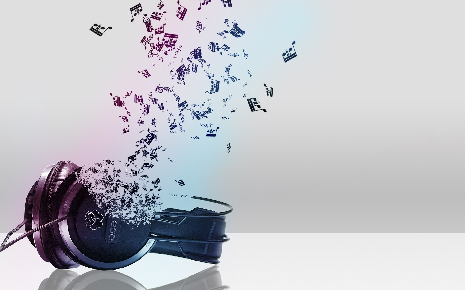 photo manipulation desktop illustration headphones