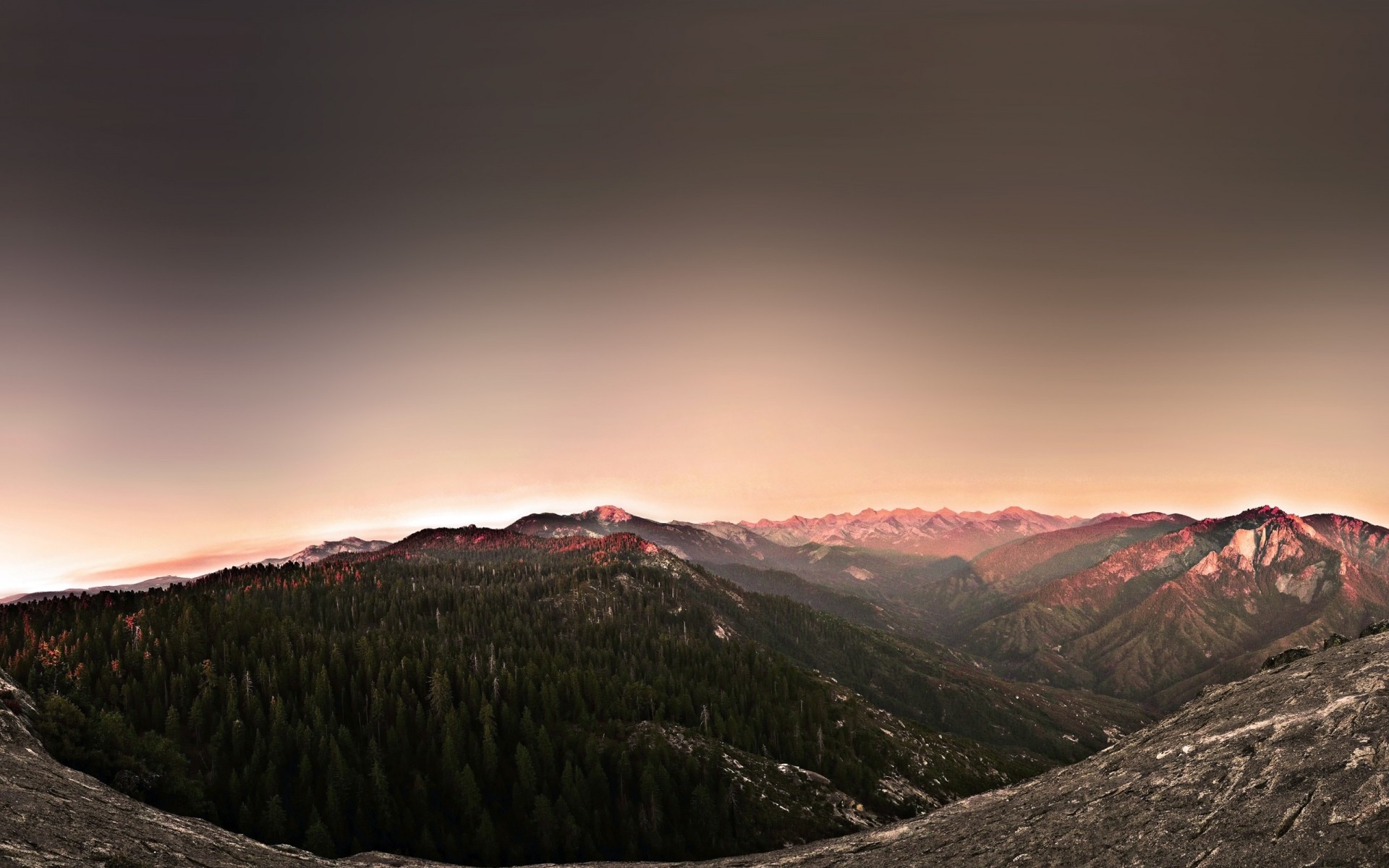 paesaggio montagna tramonto neve viaggi alba paesaggio natura cielo all aperto nebbia foresta legno