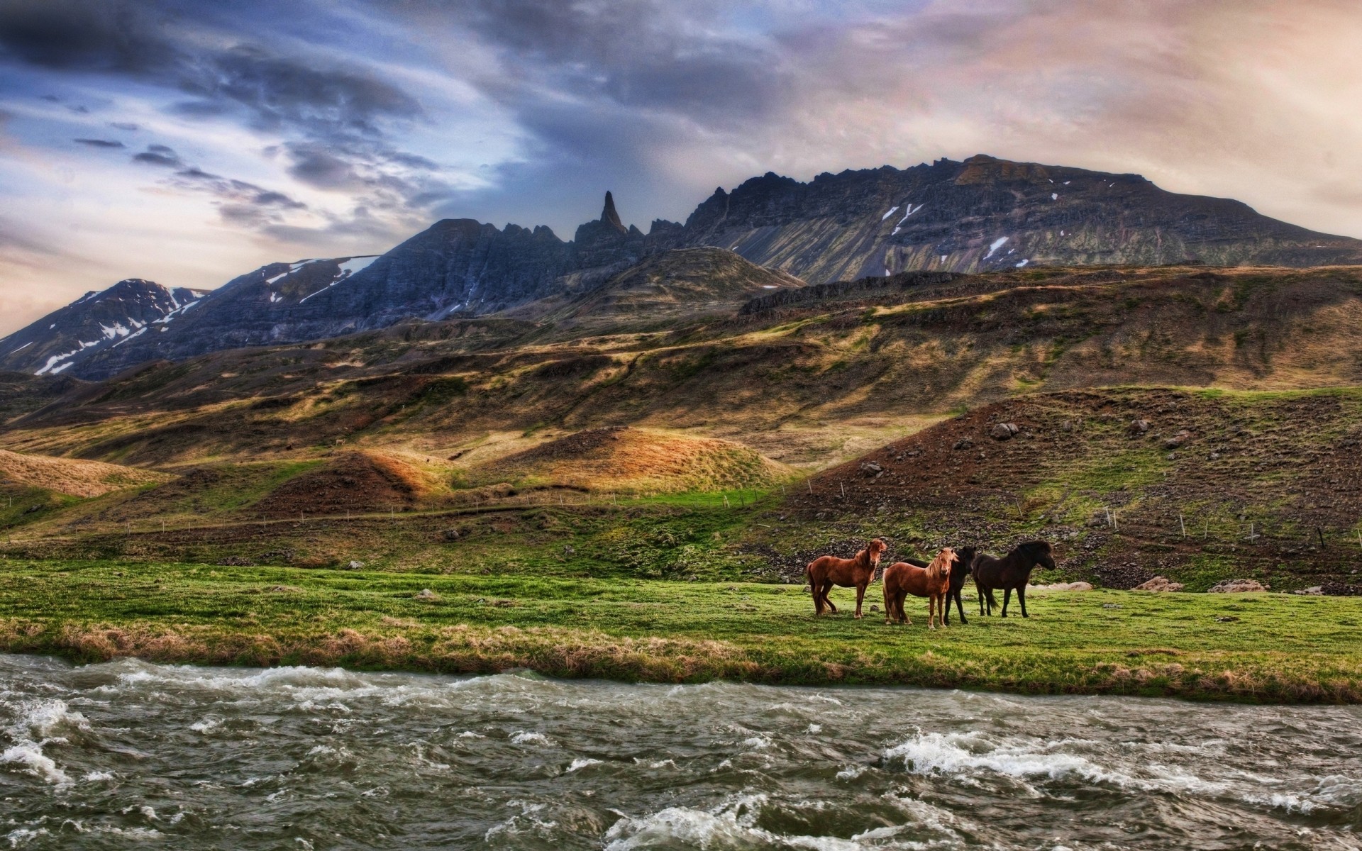 animales montañas paisaje viajes al aire libre agua cielo naturaleza escénico valle nieve hierba lago luz del día caballo