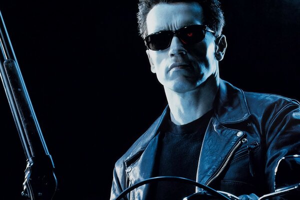 Personnage du film Terminator closeup