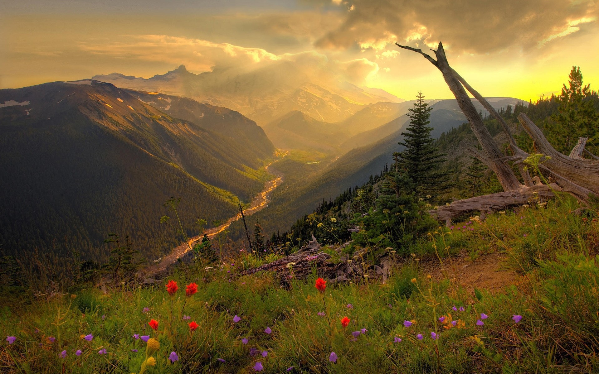 landscapes mountain landscape nature travel outdoors sky valley hill daylight scenic sunset dawn tree grass forest