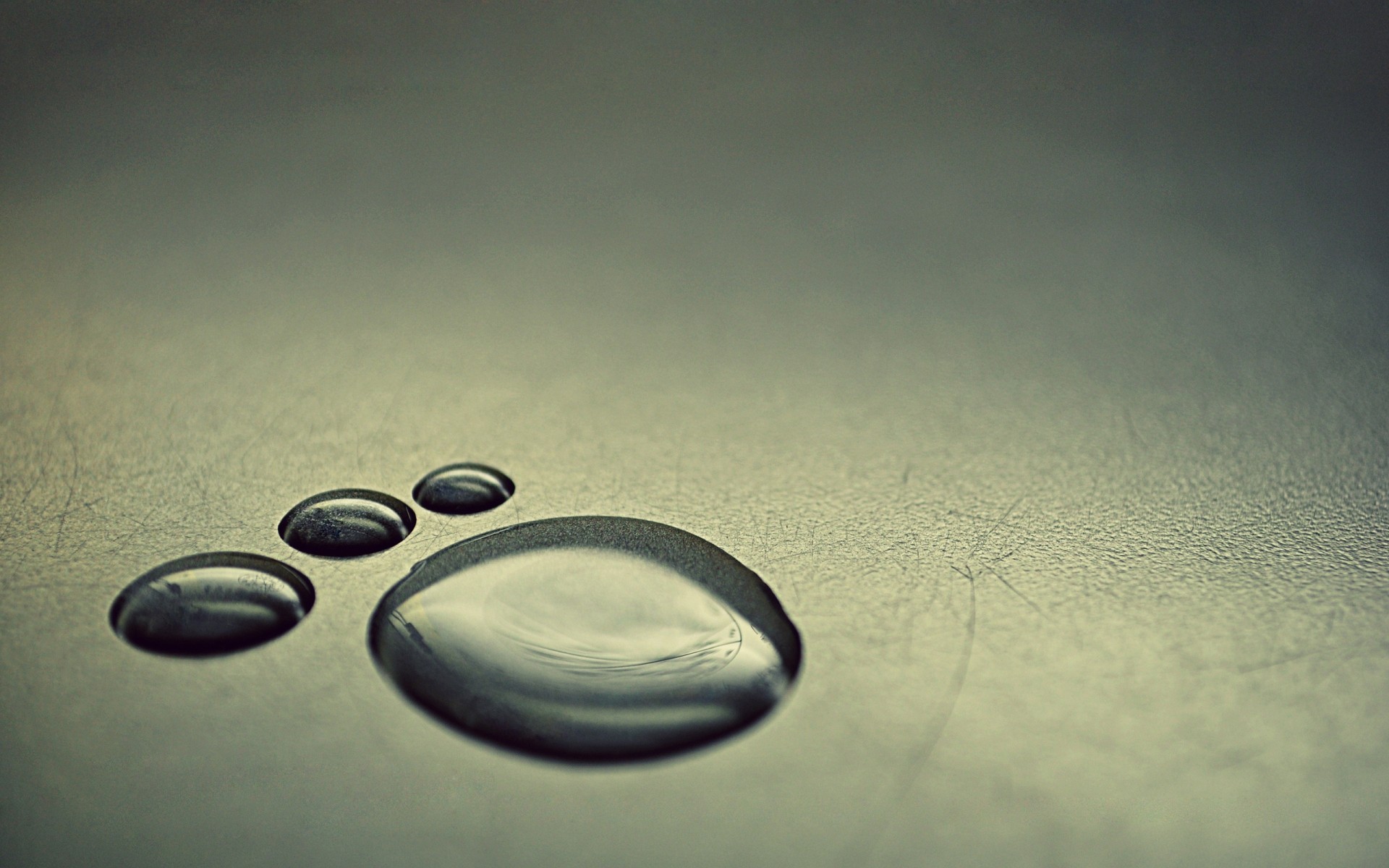 minimalism desktop rain reflection abstract zen drop droplet grey light shadow texture water round close-up