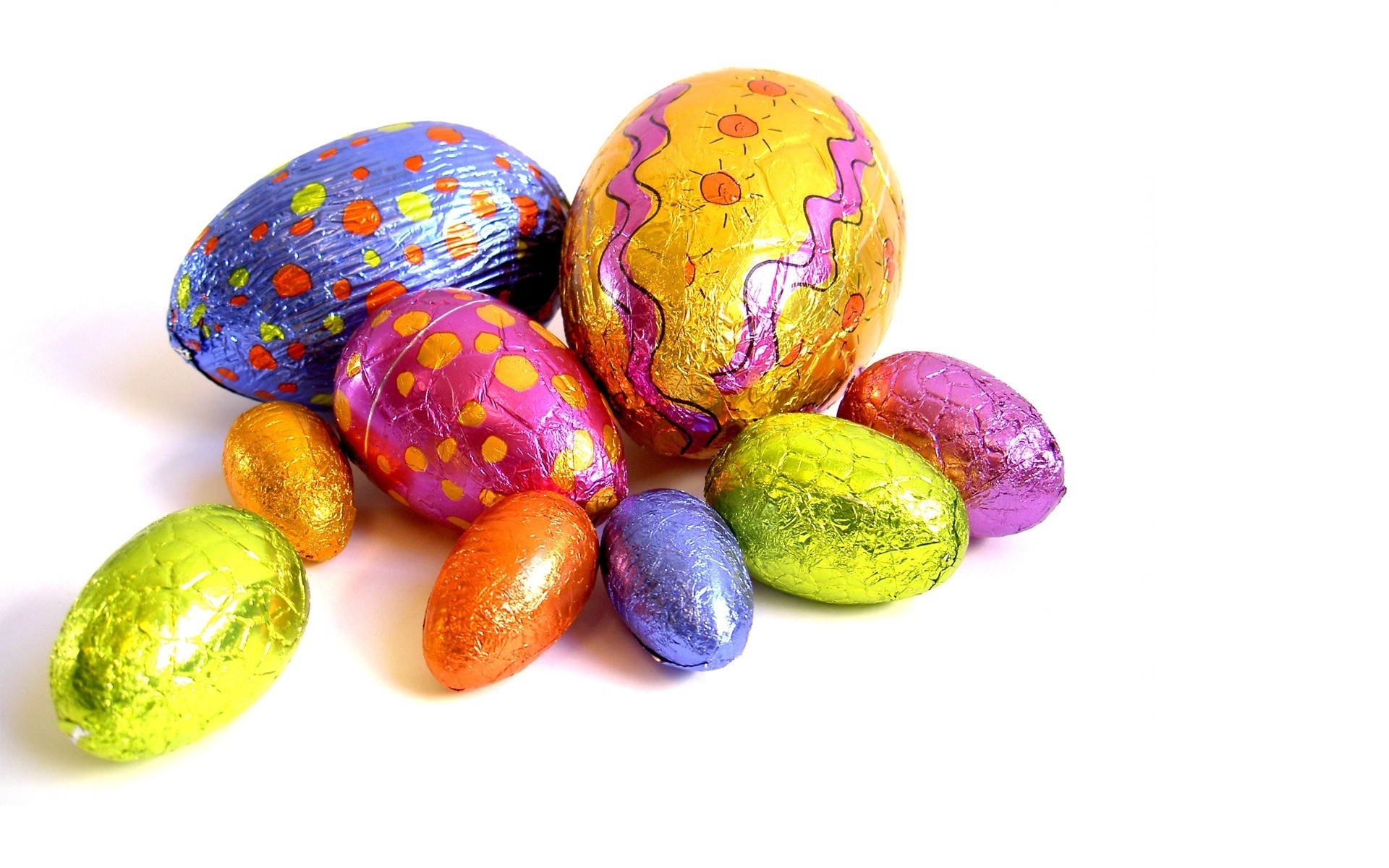 easter egg food candy confection desktop isolated color chocolate close-up delicious bright group oval