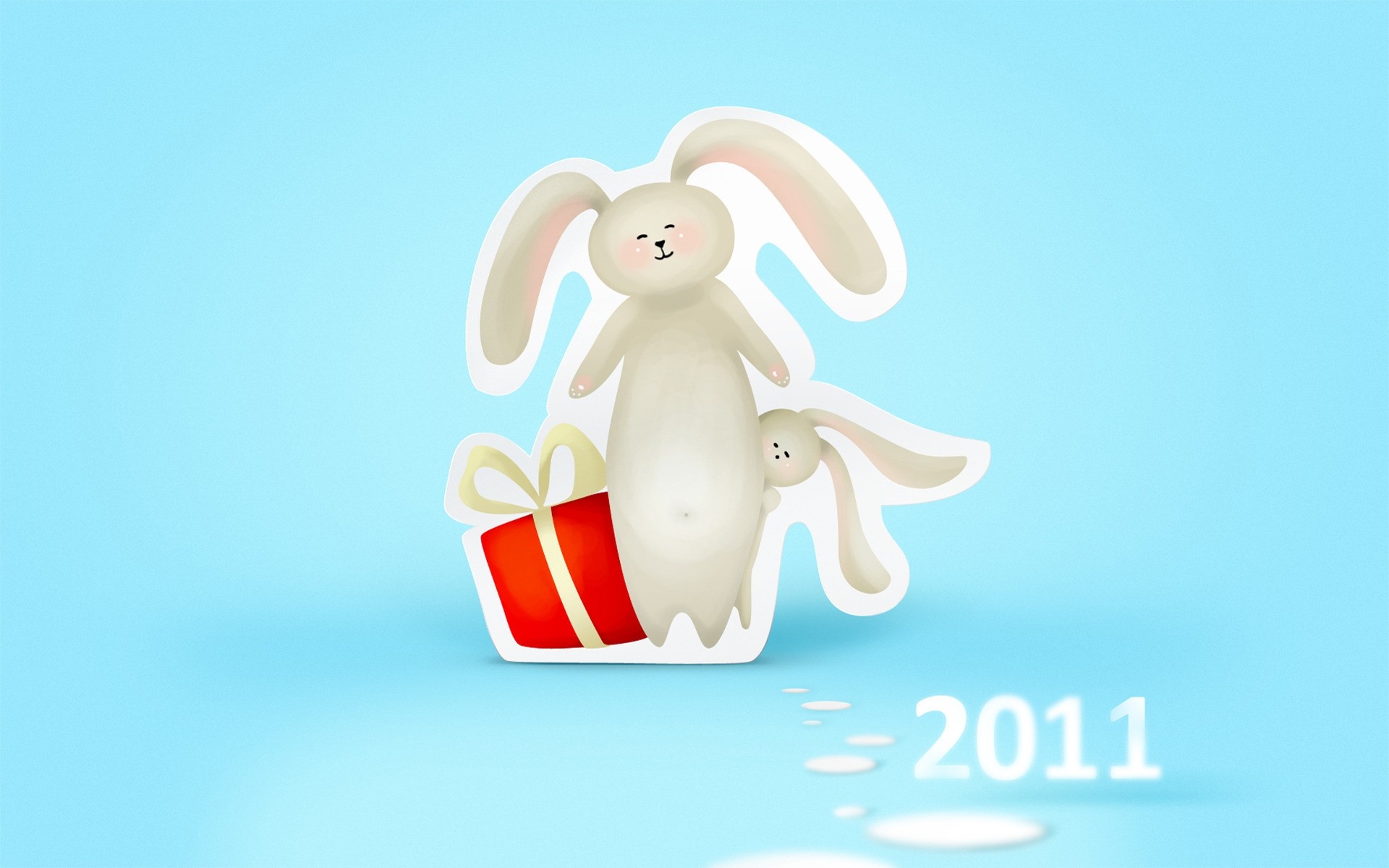 easter toy sketch illustration cute fun nature gifts presents rabbit