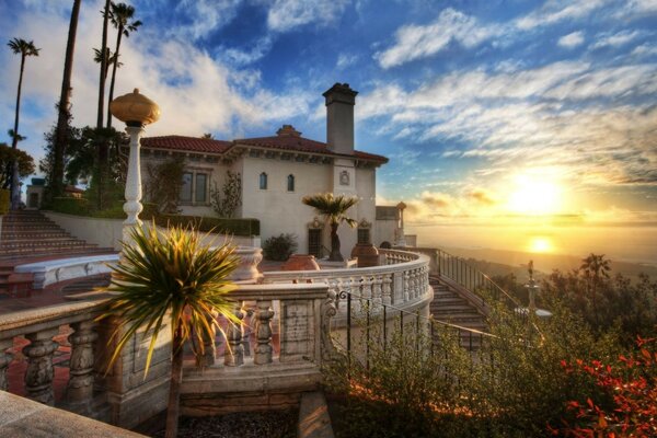 Travel and architecture of houses and cottages against the sky