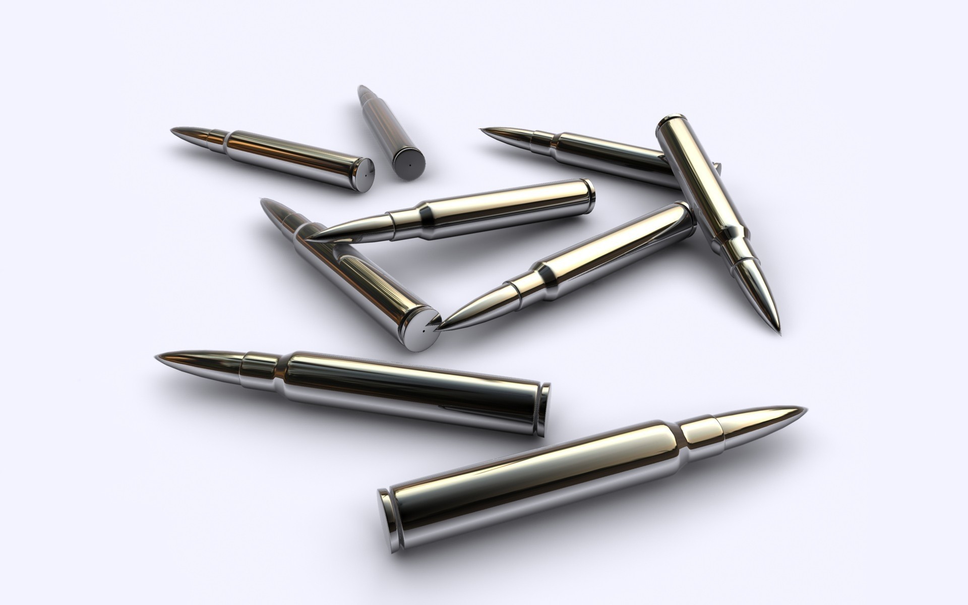 abstract composition metallic steel office isolated pencil tool desktop glazed equipment business bullets gun