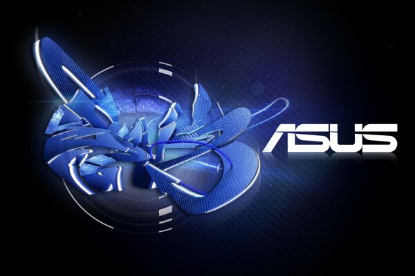 Design gráfico para o logotipo da Asus