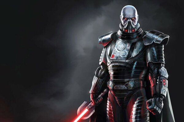 The Dark Man in star wars Armor