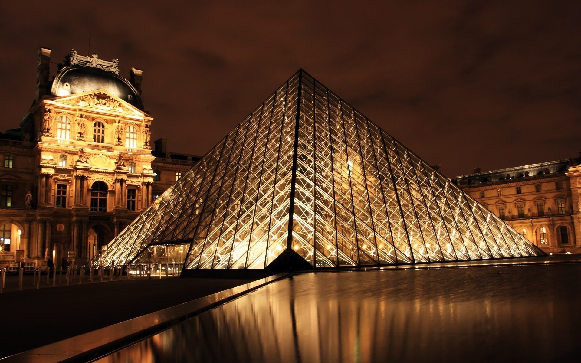 frankreich architektur reisen stadt haus museum licht glas metall paris