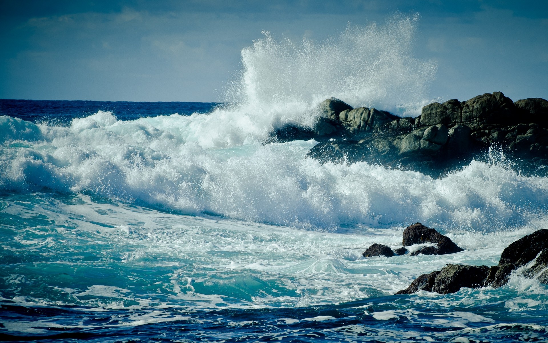 landscapes ocean water sea surf wave beach seashore storm seascape splash swell travel landscape motion waves rocks