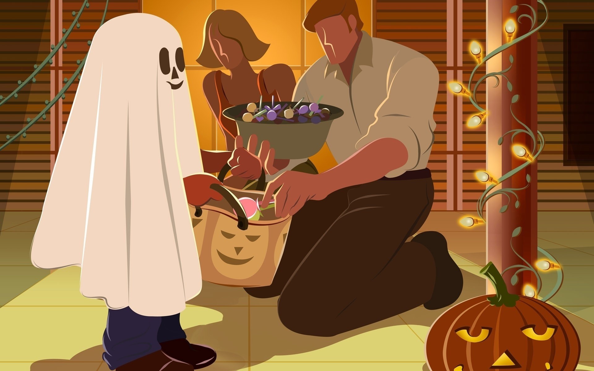 halloween illustrazione schizzo vettore uomo