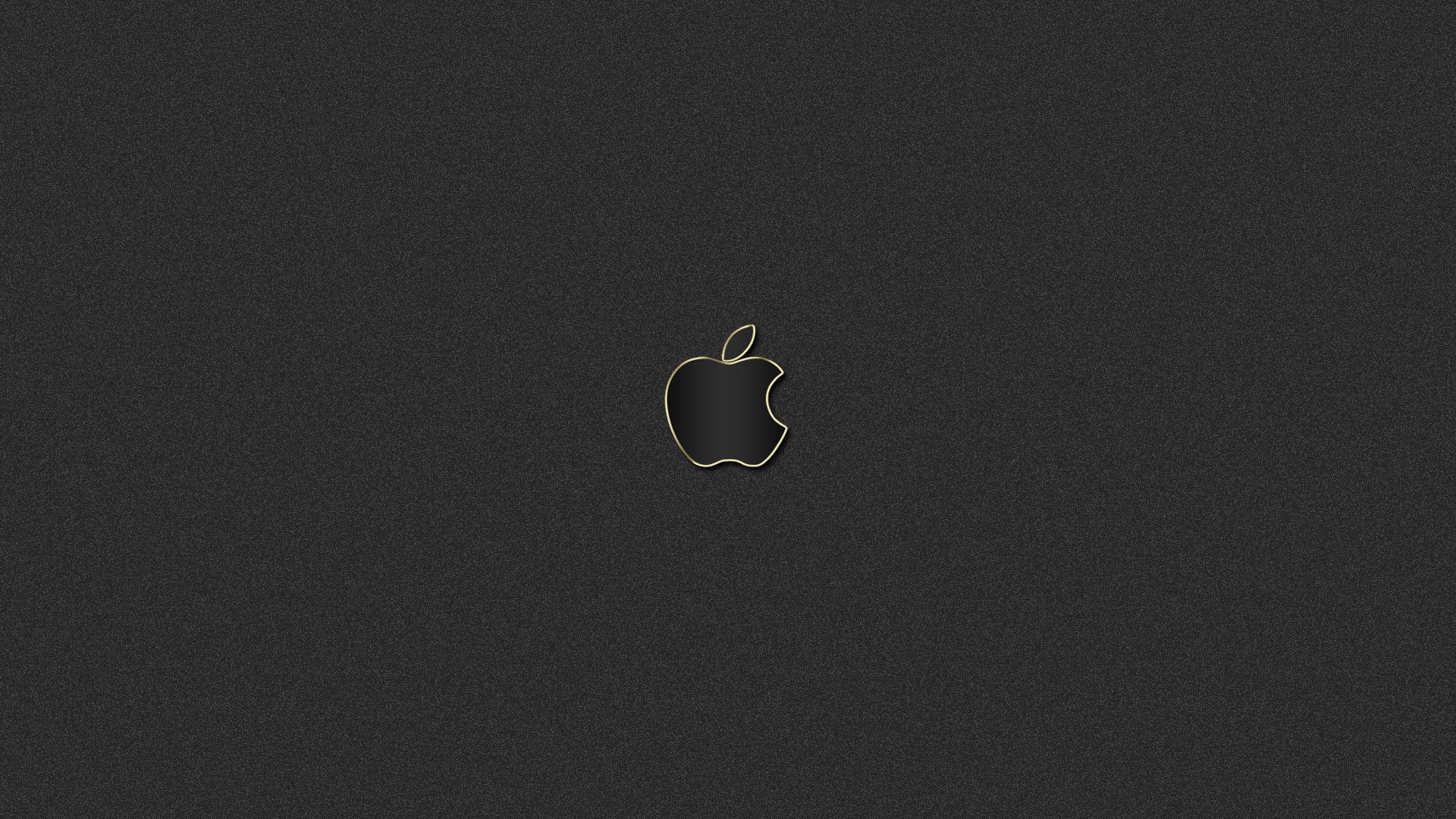 яблоко mac золото черный логотип
