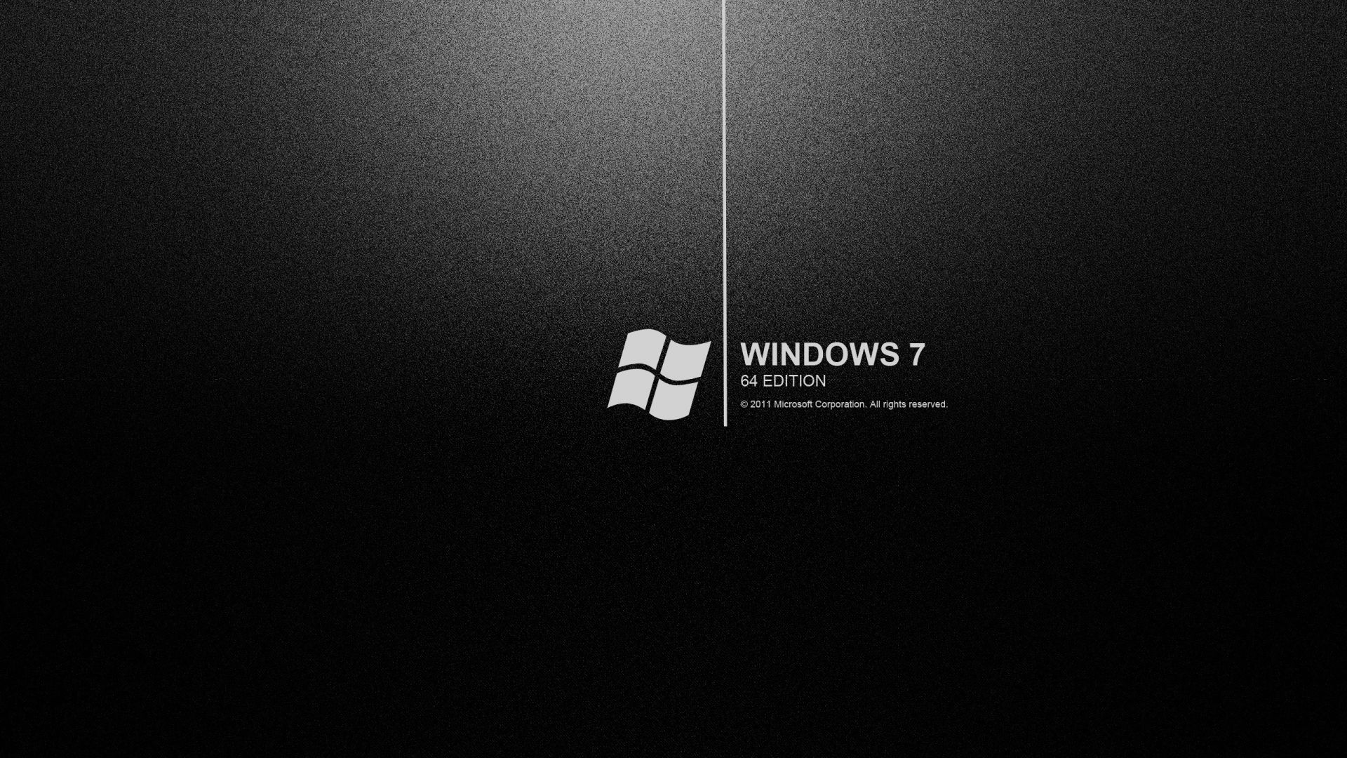 The Black Background With The Logo Of Windows 7 64 Edition Android