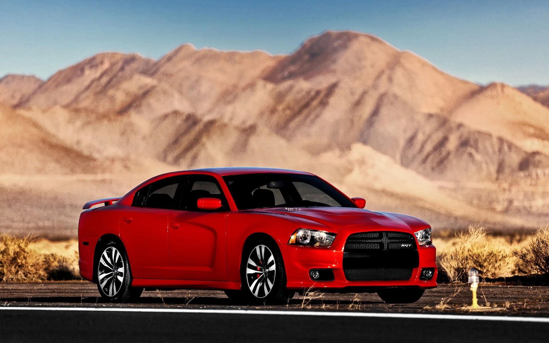 dodge car sunset transportation system desert vehicle hurry road landscape travel sky dodge charger muscle car