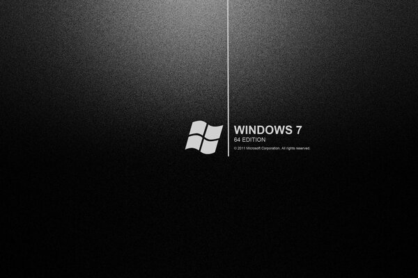 Logotipo de Windows sobre fondo negro