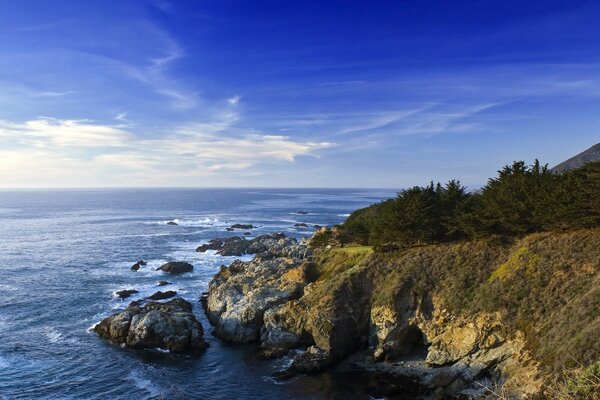 Beautiful landscape. Sea. Calmness