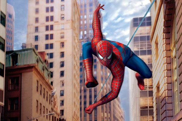 Людина павук летить рятувати місто