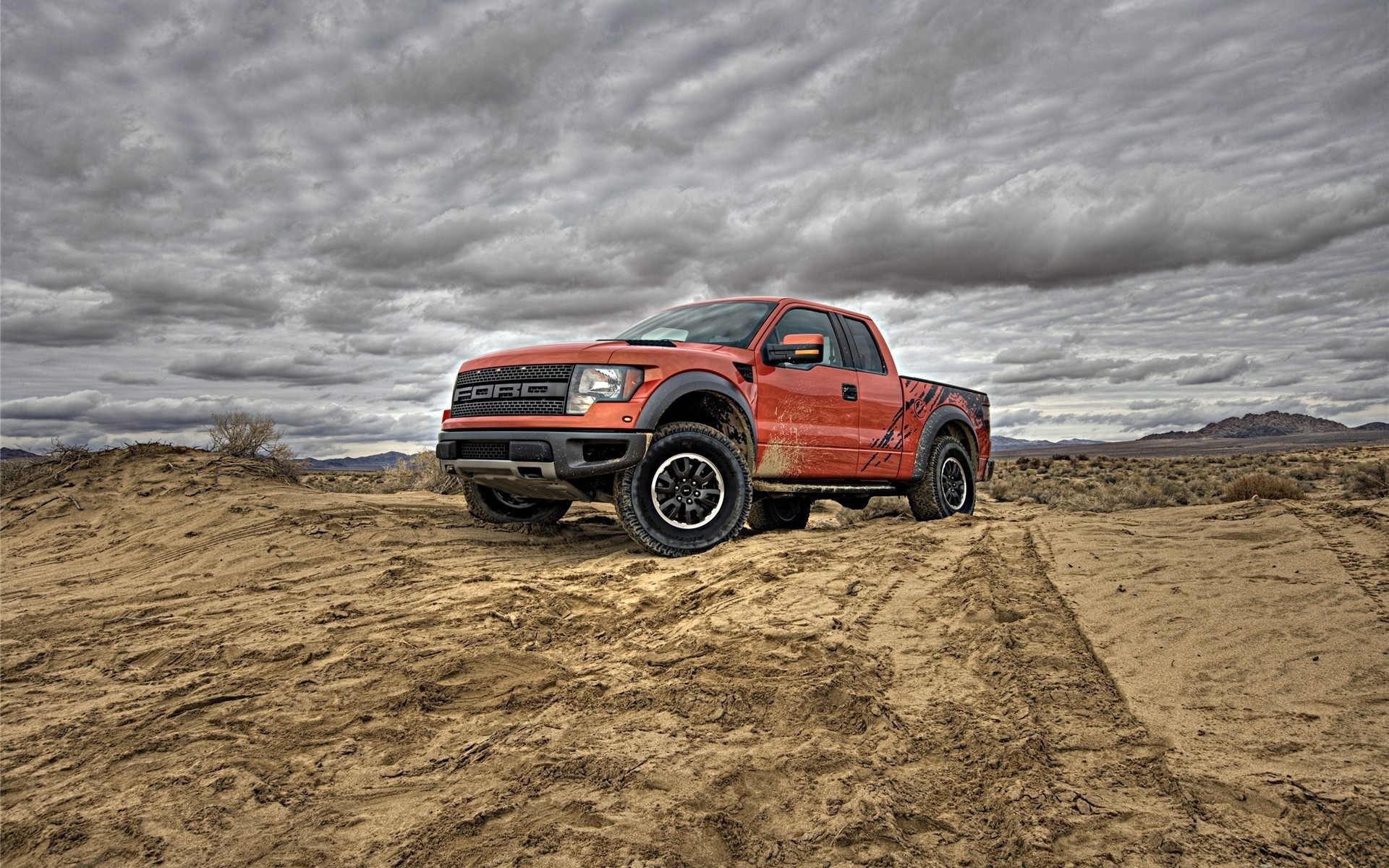 ford auto auto wüste boden staub straße transportsystem sand rennen beeilen sie sich track ford f150