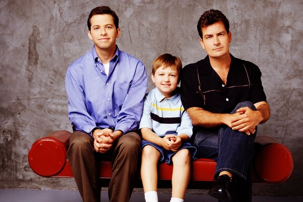 Two and a half men poster