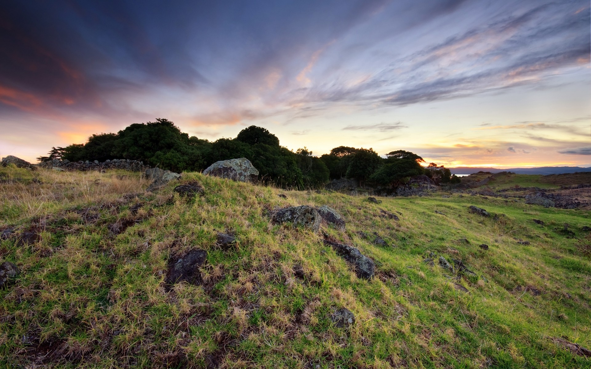 landscapes landscape sky sunset nature grass travel outdoors scenic hill grassland hayfield dawn evening rocks