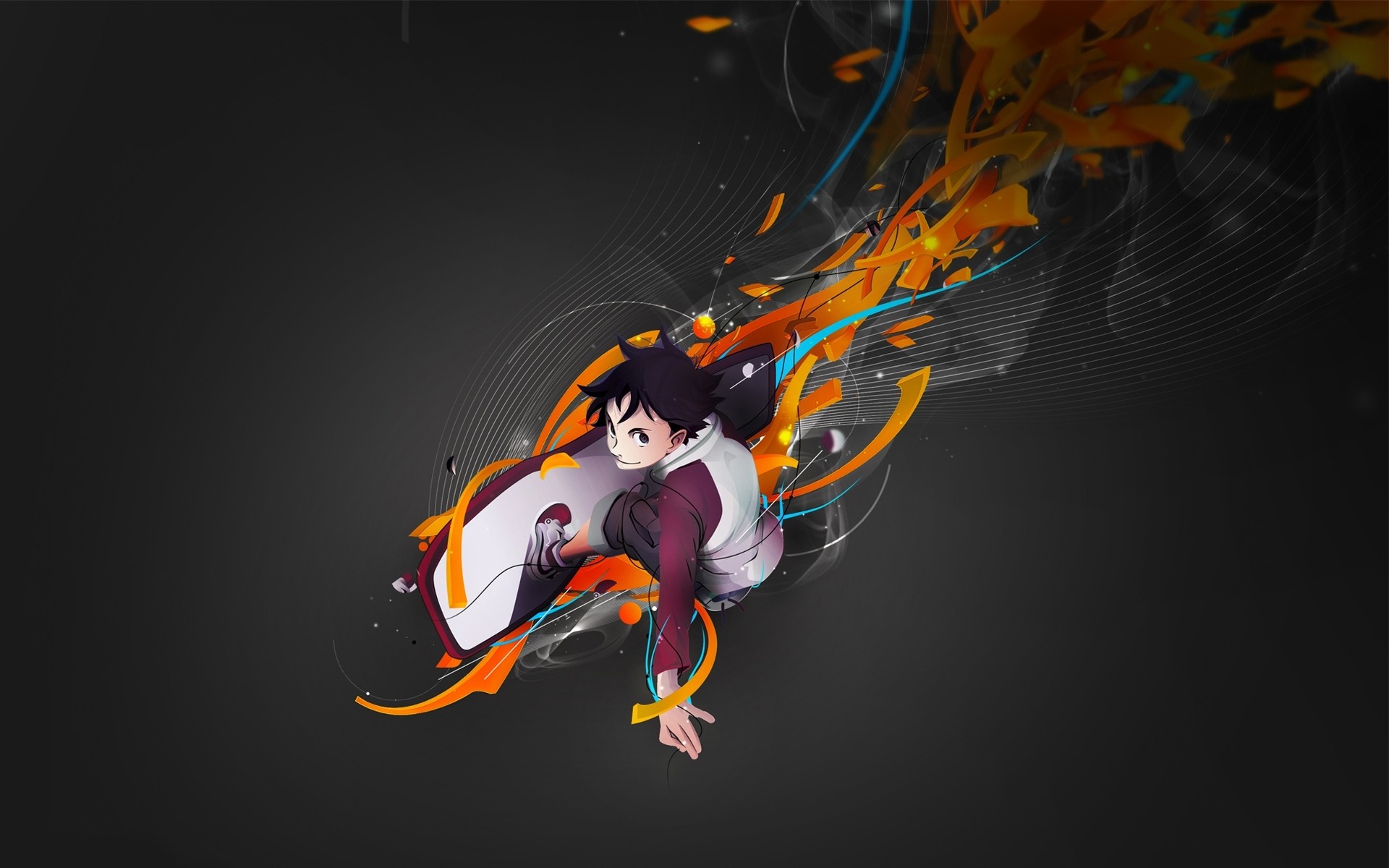 drawings motion competition action desktop flame abstract art background anime sport