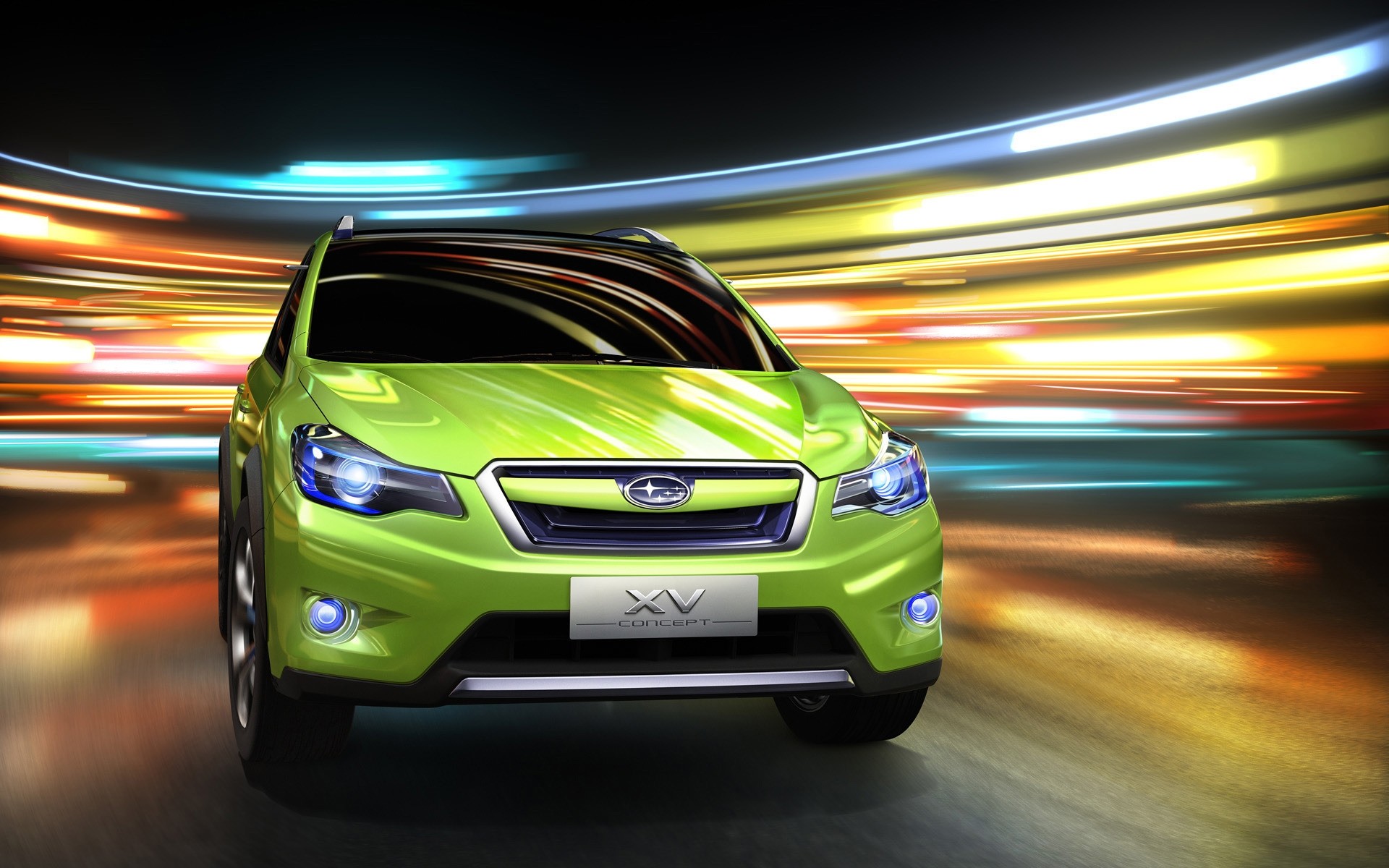 concept cars car blur fast hurry transportation system asphalt vehicle traffic drive road action speed pavement automotive street concept car subaru