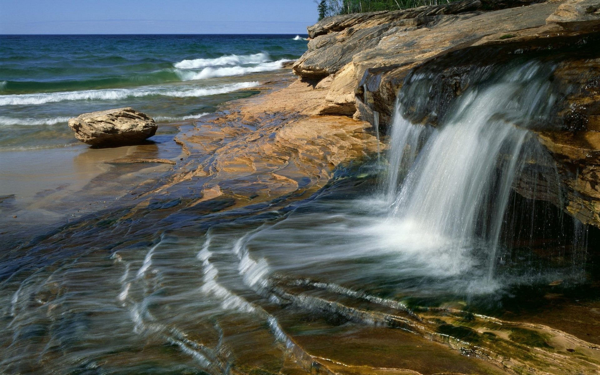 landscapes water ocean sea seashore landscape travel rock nature beach seascape outdoors scenic motion summer