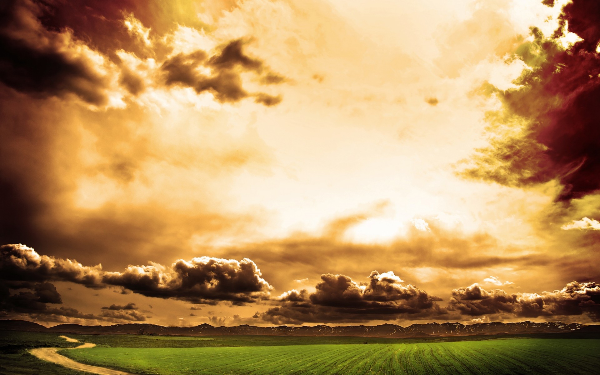 paisaje puesta de sol sol cielo naturaleza paisaje amanecer tormenta dramático buen tiempo al aire libre noche verano tiempo nube rural lluvia luz nubes naranja