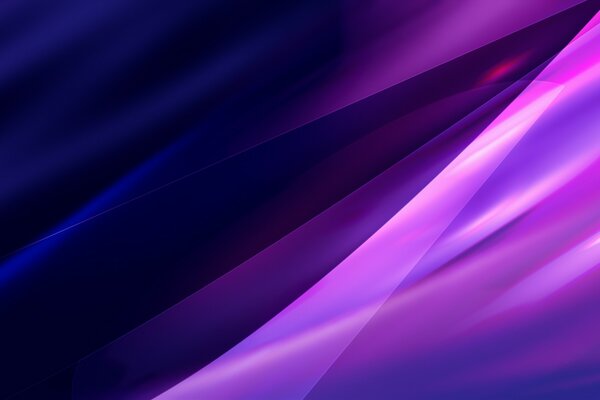 Purple lines twist abstractly