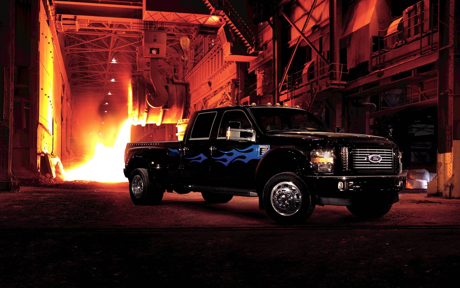 ford car vehicle transportation system flame ford super duty