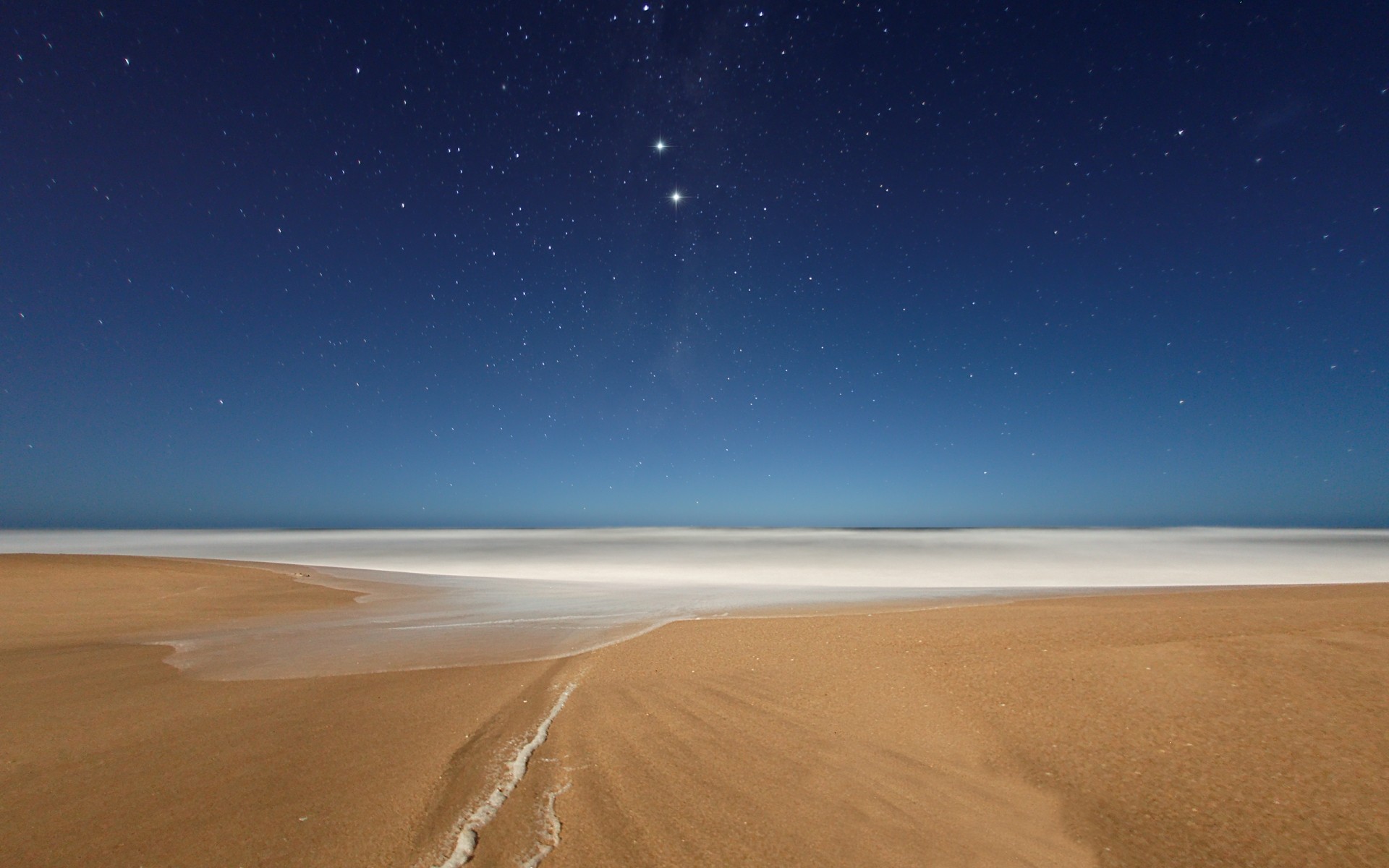 paysage sable désert ciel dune stérile lune voyage soleil plage aride paysage exploration à distance espace sec eau nature chaud à l extérieur étoiles fond